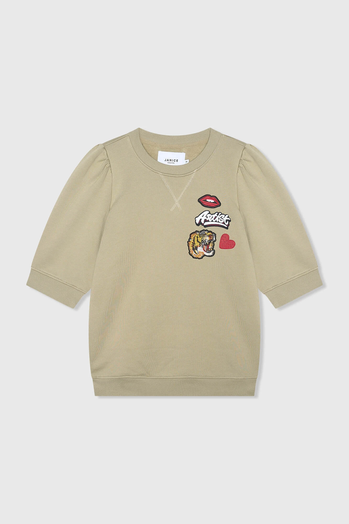 Frank Sweater Groen Patches