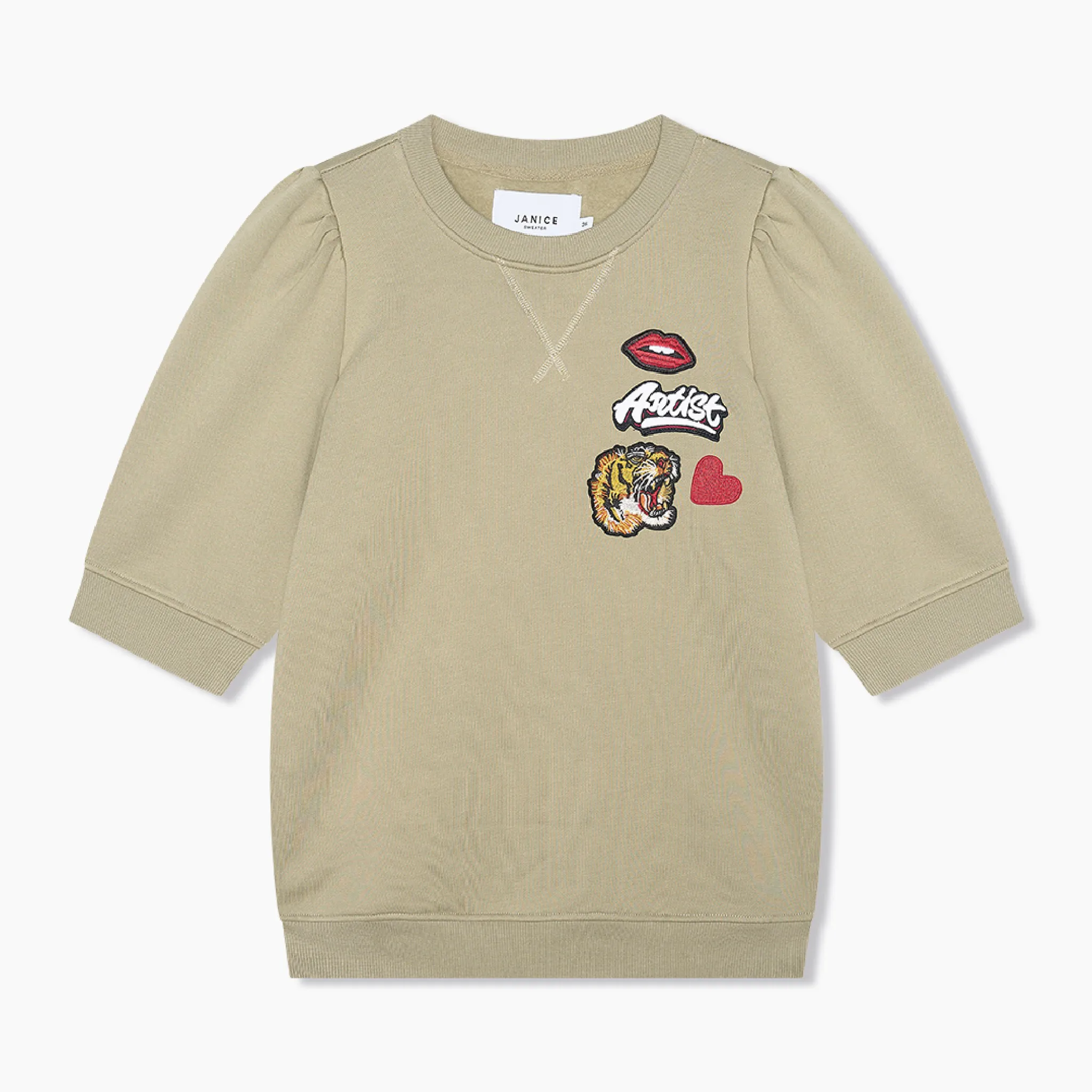 Frank Sweater Groen Patches