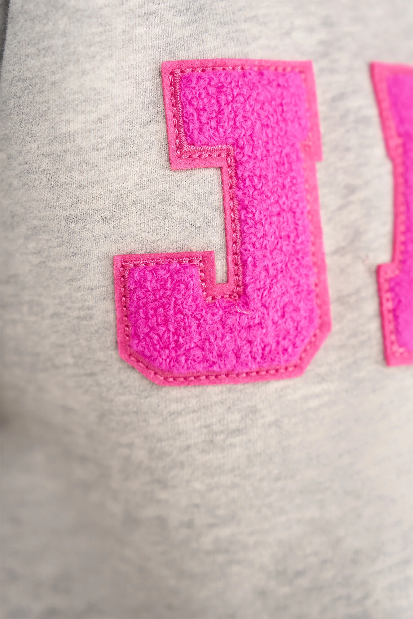 Sweater Dames Katoen Logo Roze Andy Grijs
