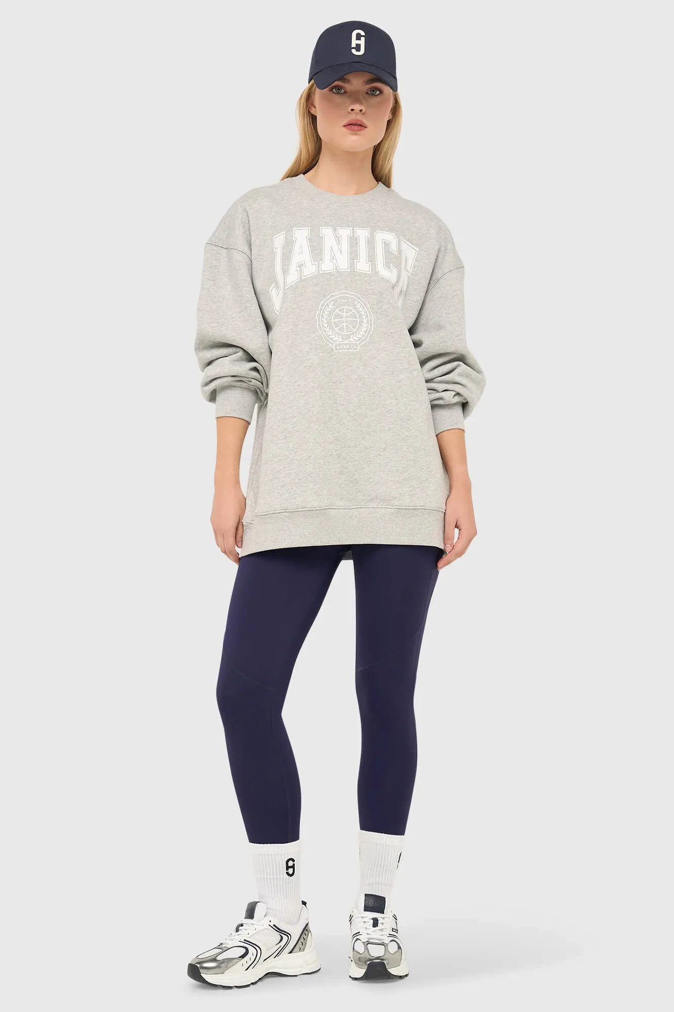 Damen-Sweatshirt, Oversize, grau, Oliver