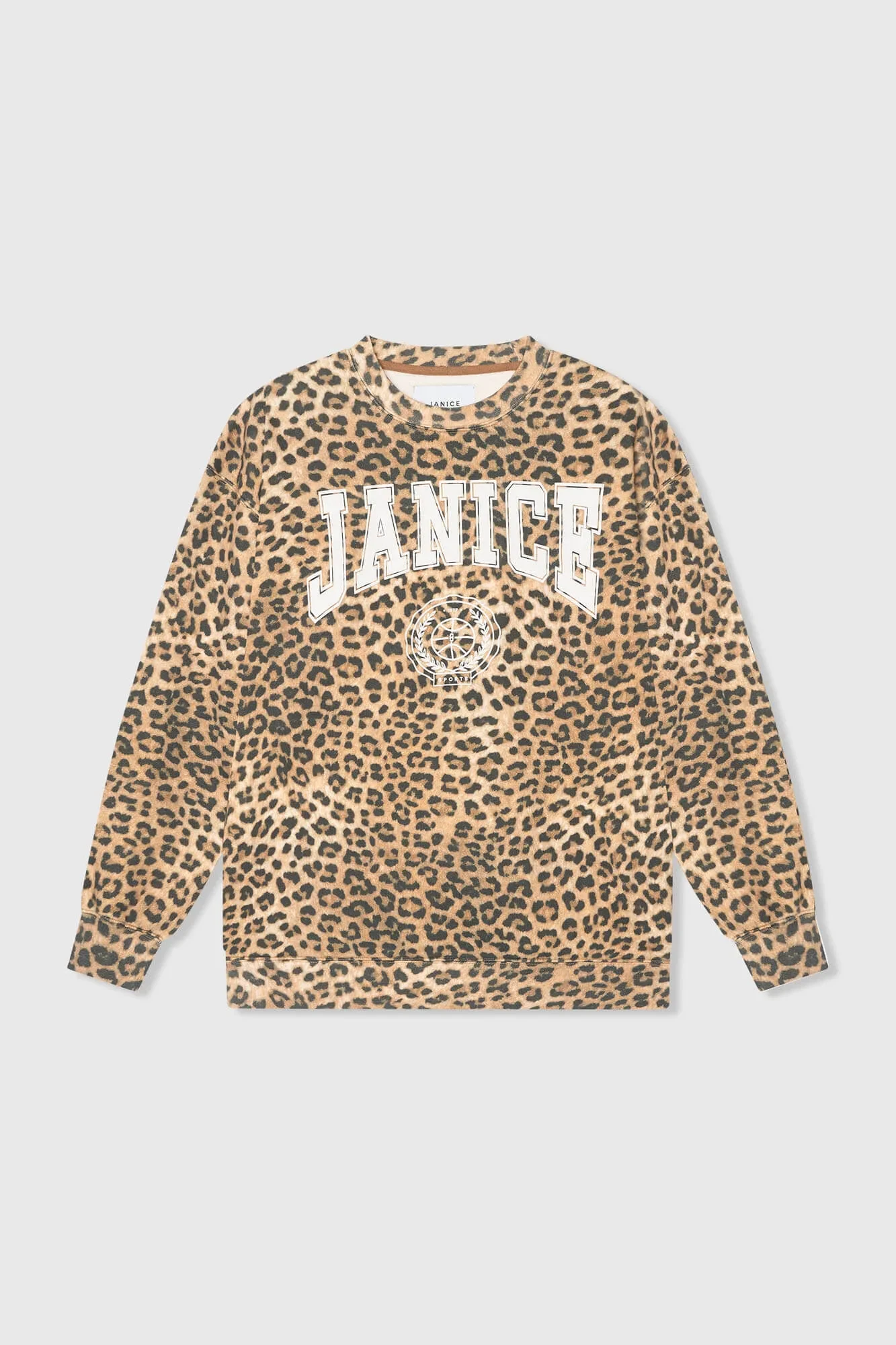 Damen-Sweatshirt, Oversize, Leopardenmuster, Oliver