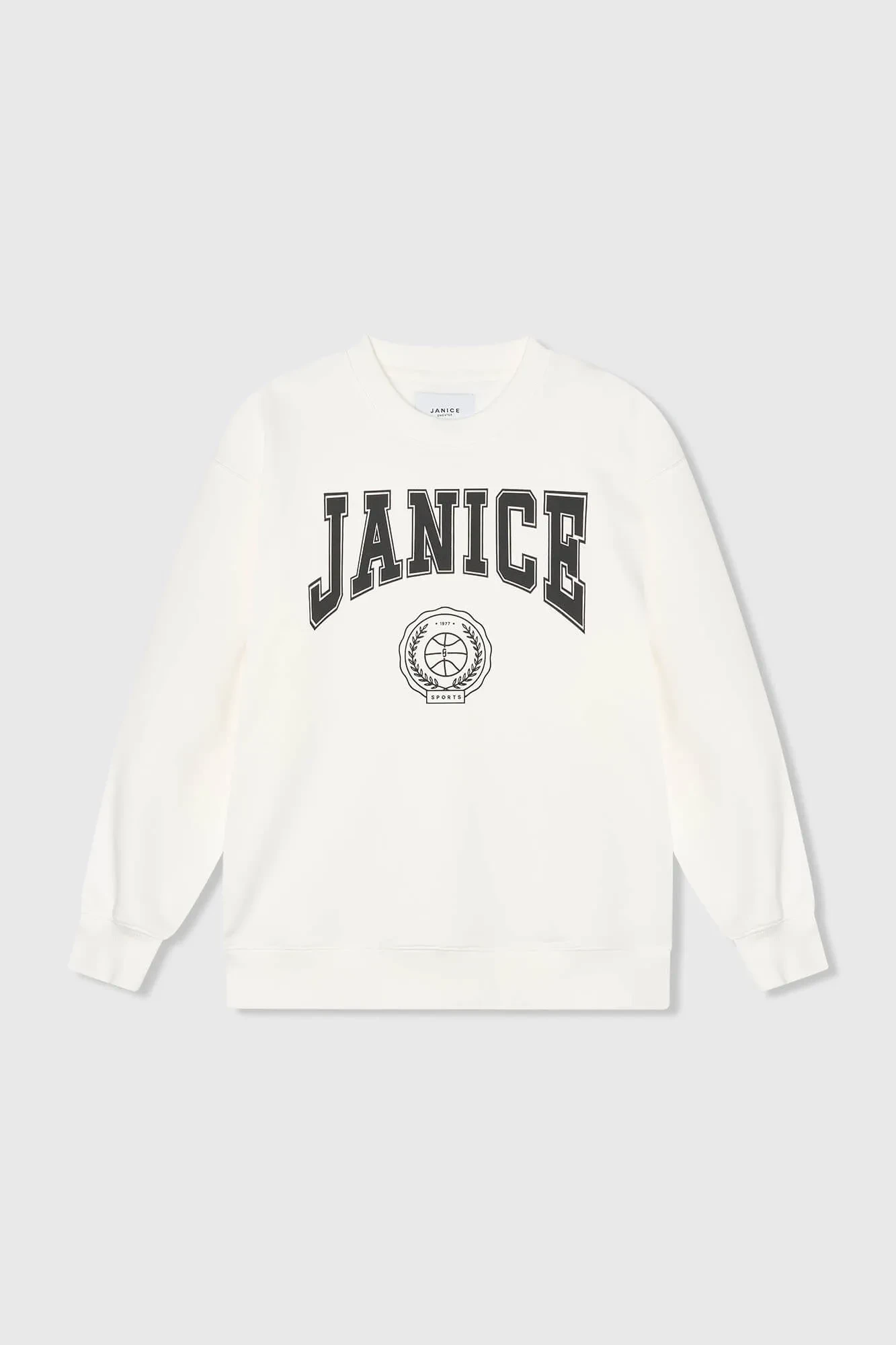 Damen-Sweatshirt, Oversize, Weiß, Oliver