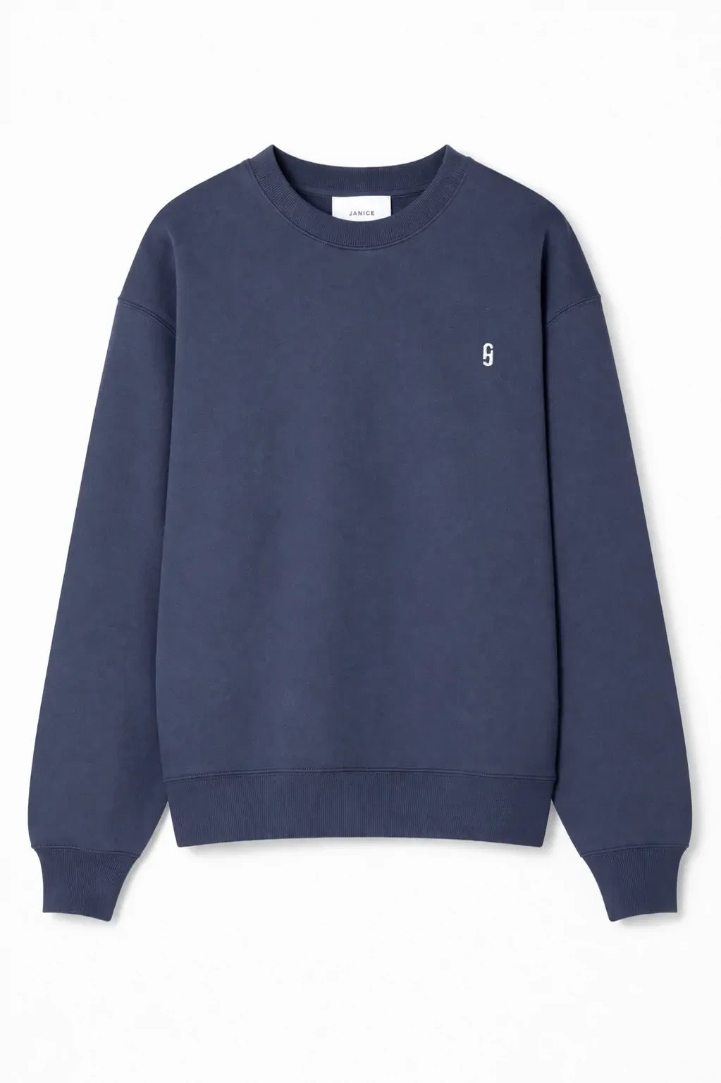 Blauer Damenpullover aus Baumwolle von Owen