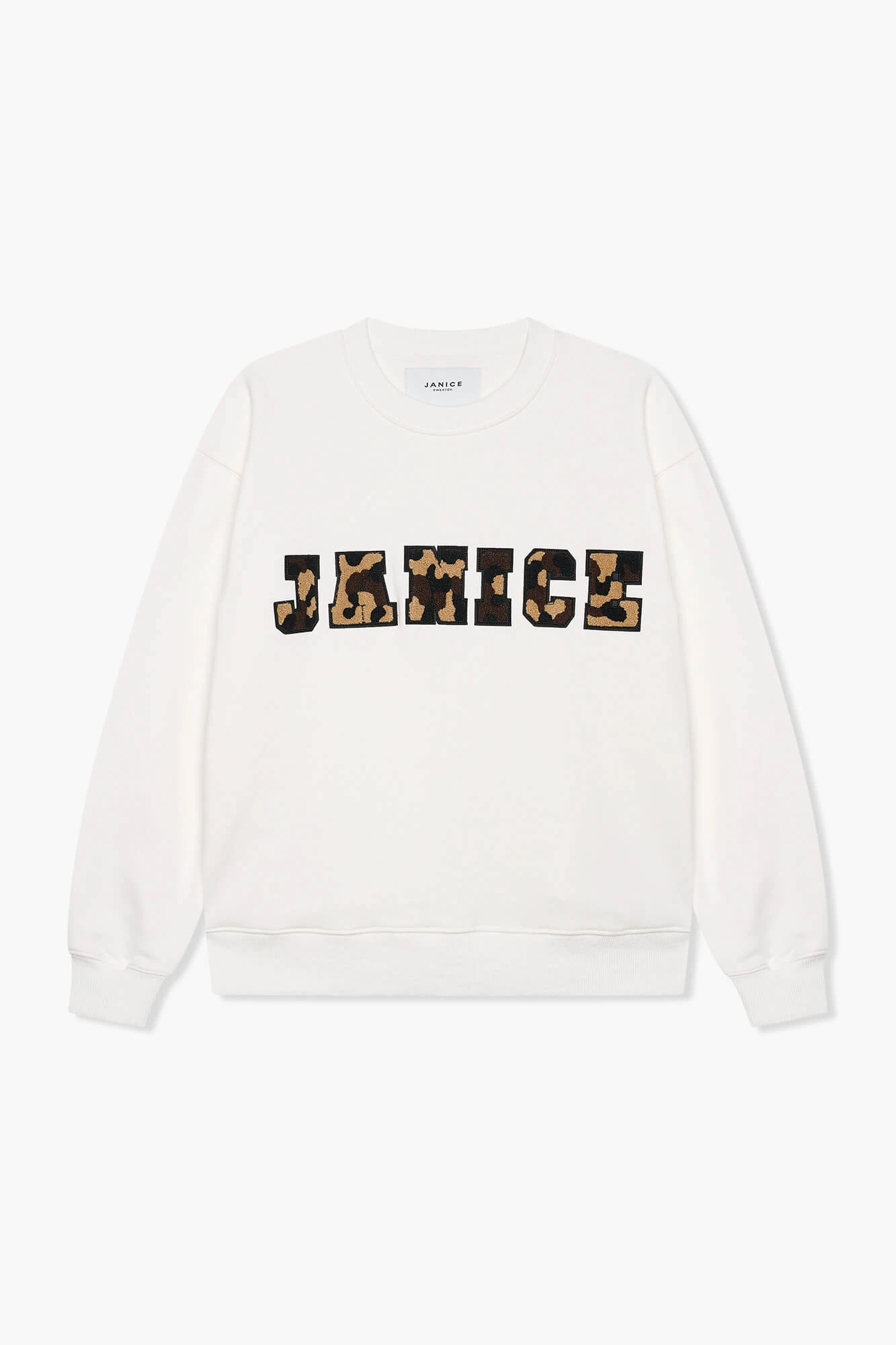 Sweater Dames Katoen Logo Camo Andy Off White