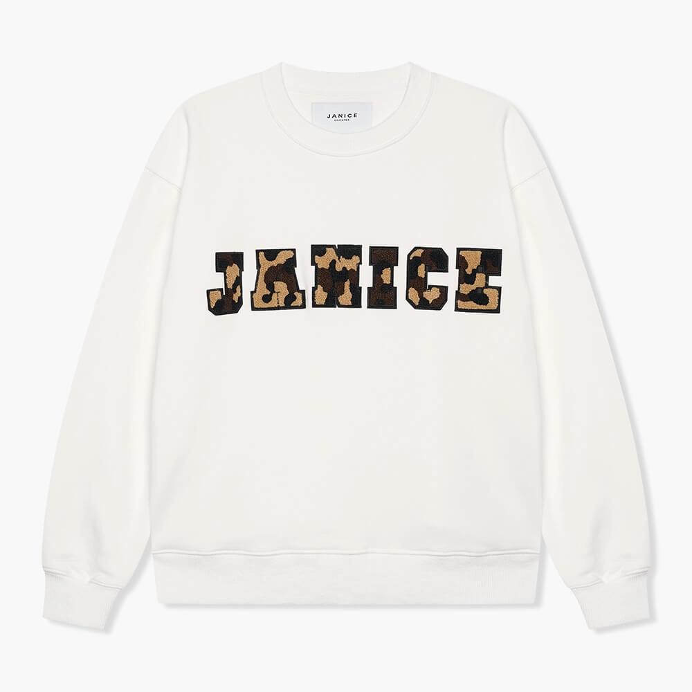 Sweater Dames Katoen Logo Camo Andy Off White