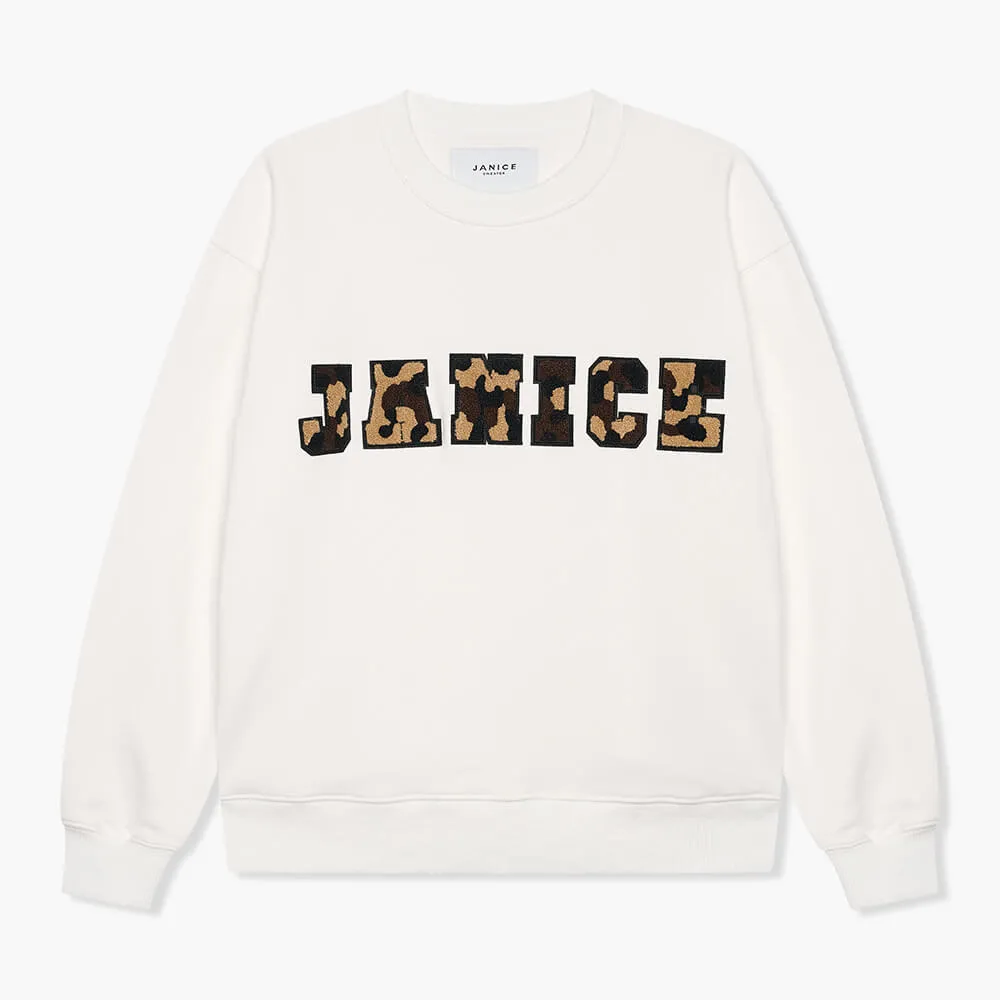 Sweater Dames Katoen Logo Camo Andy Off White