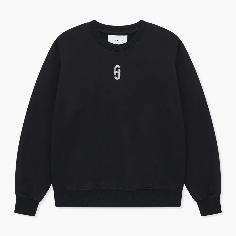 Sweater Dames Katoen Logo Glitter Andy Zwart