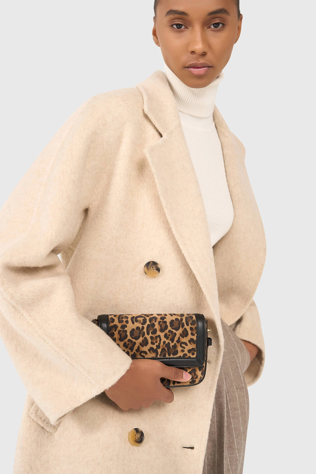 Brett Leopard-Print Suede