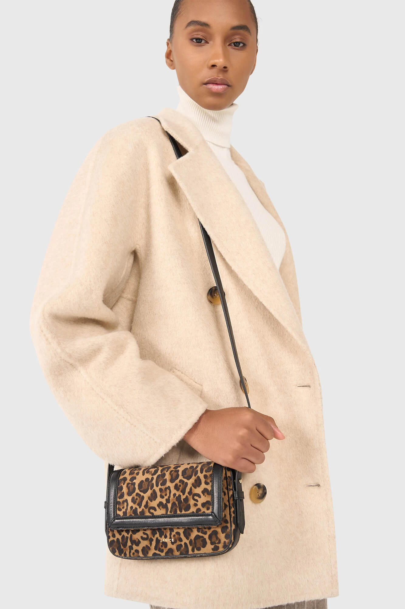 Brett Leopard-Print Suede