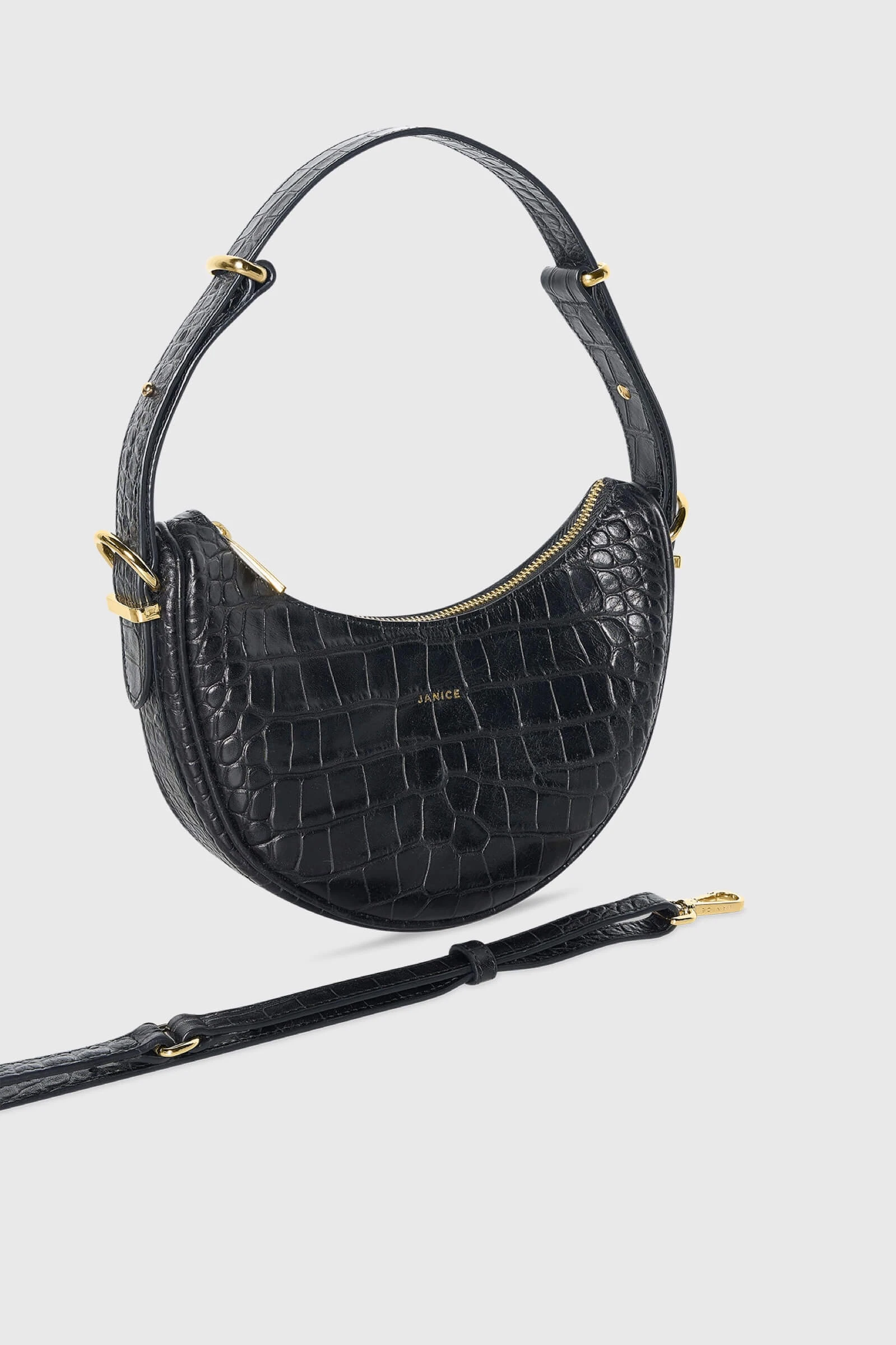 Clyde Black Croco
