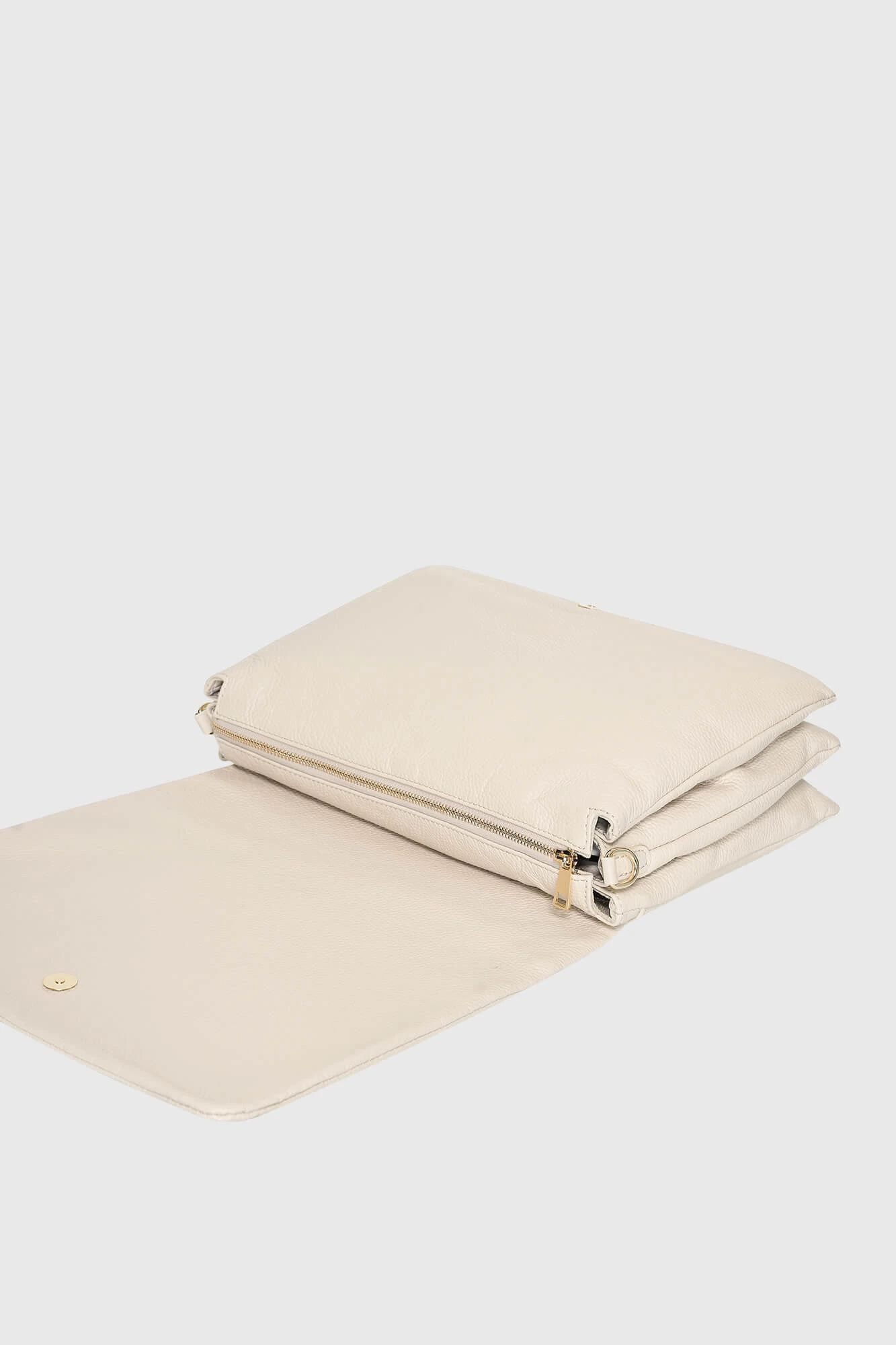 Skylar Off-White Leather Shoulder Bag for Women