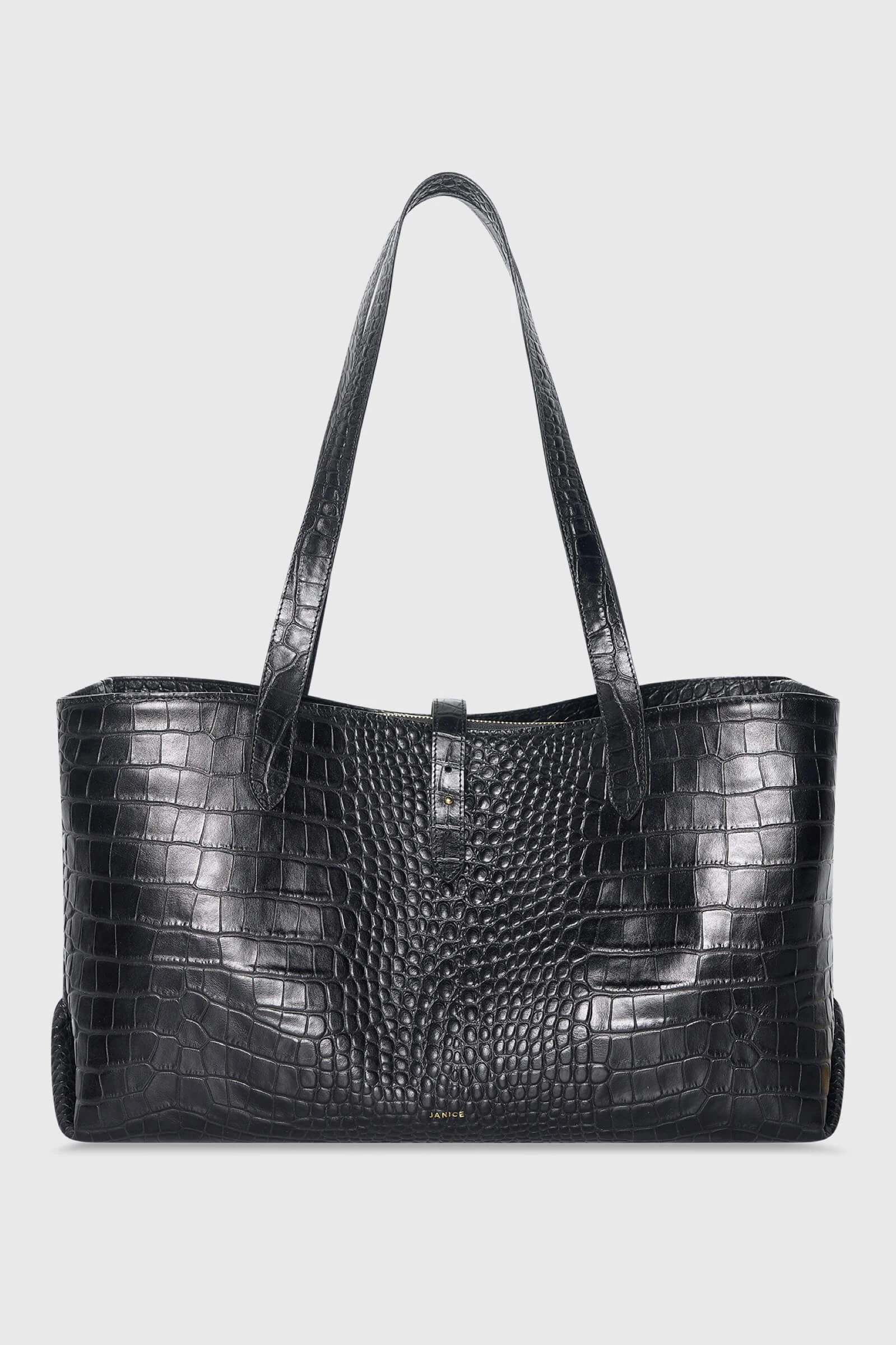 Dax Black Croco