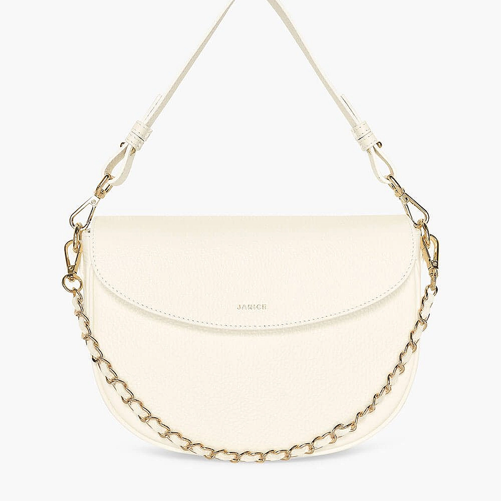 Off white Leren Crossbody Dames Tayler