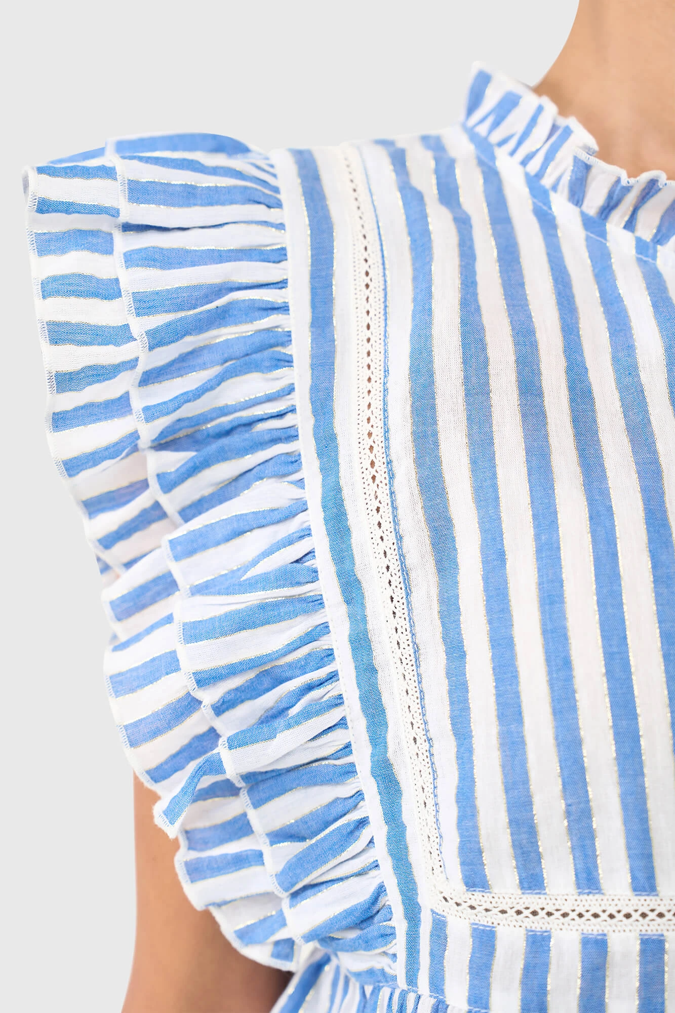 Carson-Bluse, gestreift