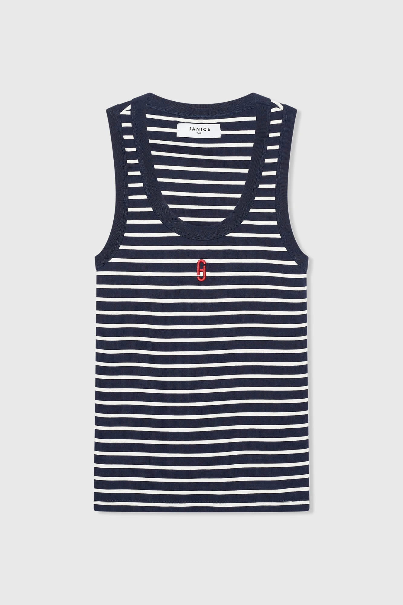 Joni Top Streep Donker Blauw