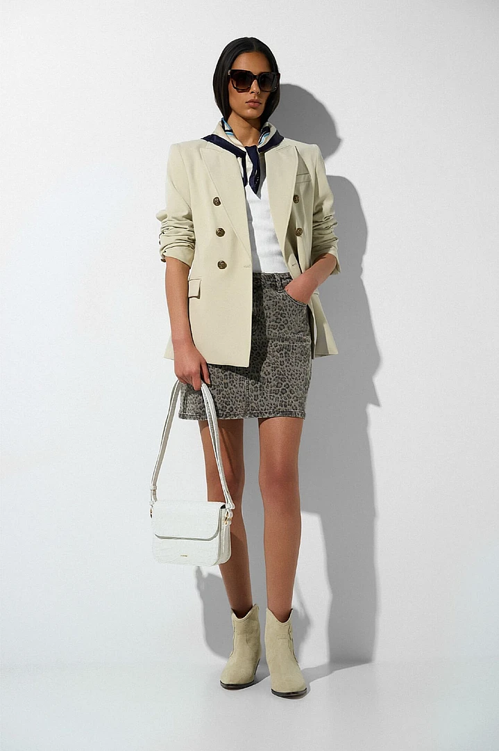 Women's Button-Down Fitted Blazer Connor Green