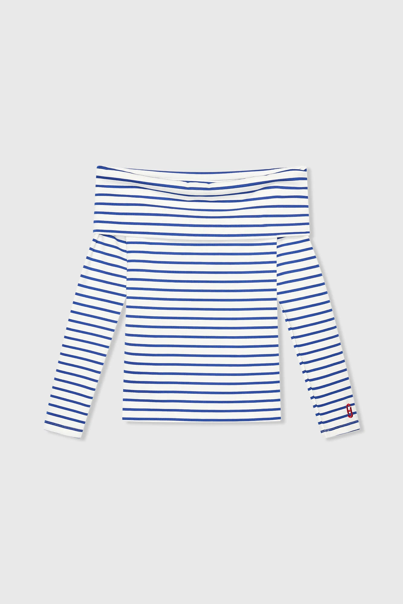 Newton Top Strepen Licht Blauw
