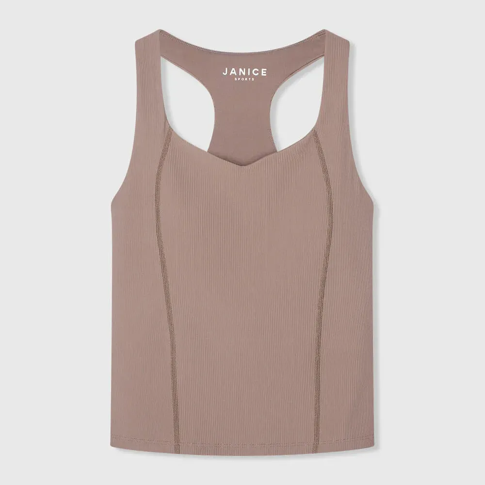 Top Dames Sport Bh Yoga Ryle Bruin Rib