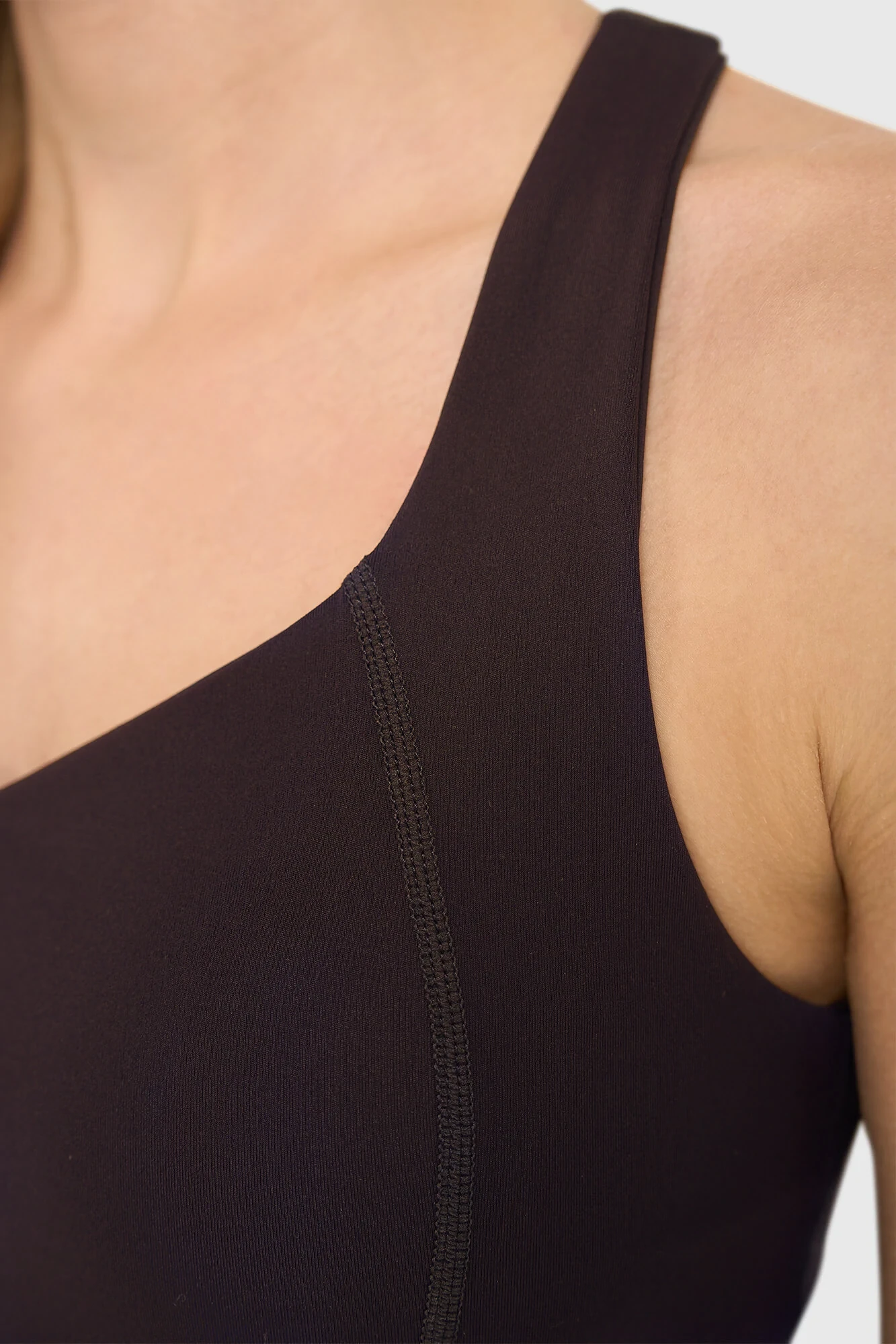 Top Damen-Sport-BH Yoga Ryle Dunkelbraun