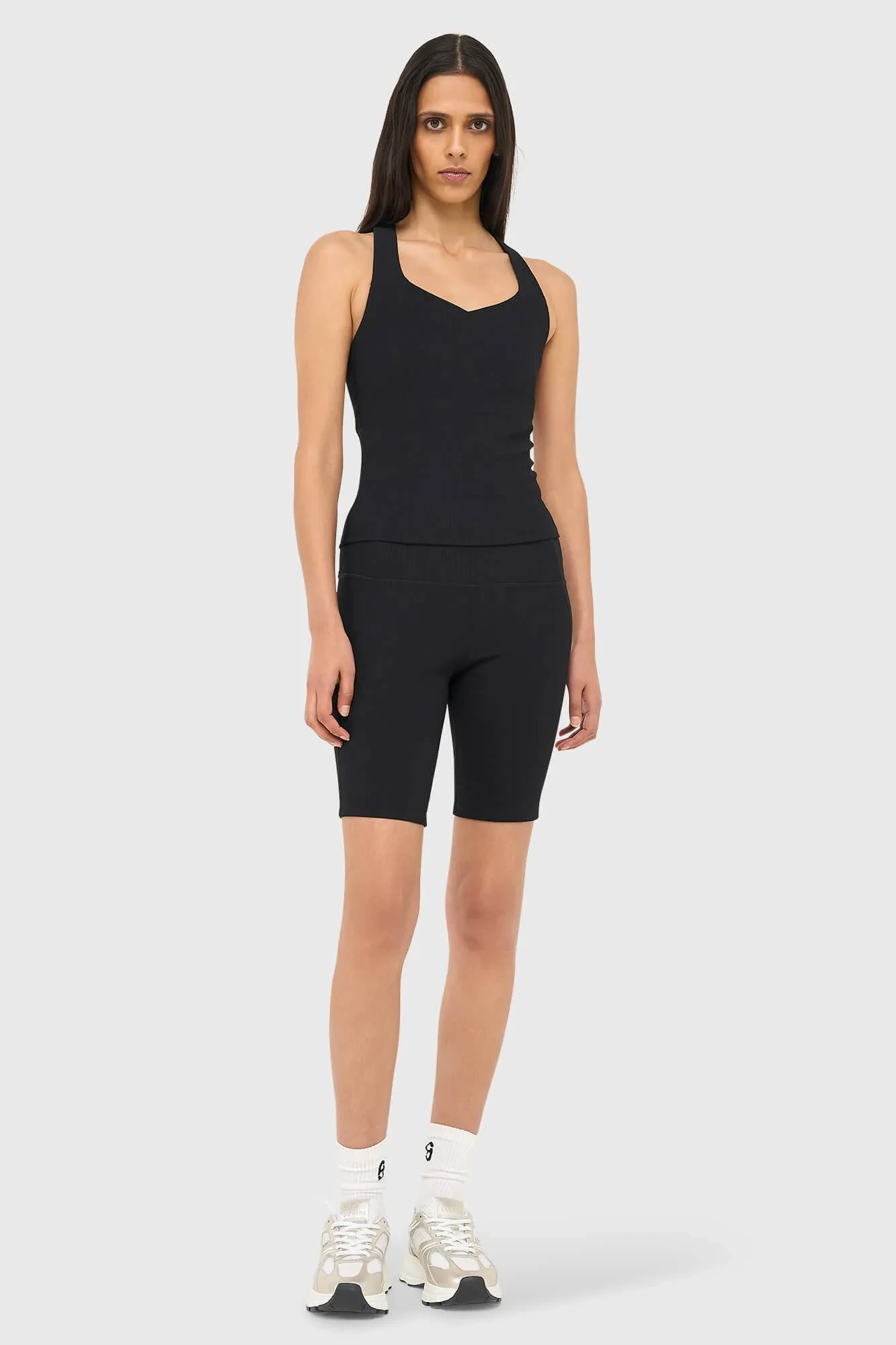 Top Dames Sport Bh Yoga Ryle Zwart Rib