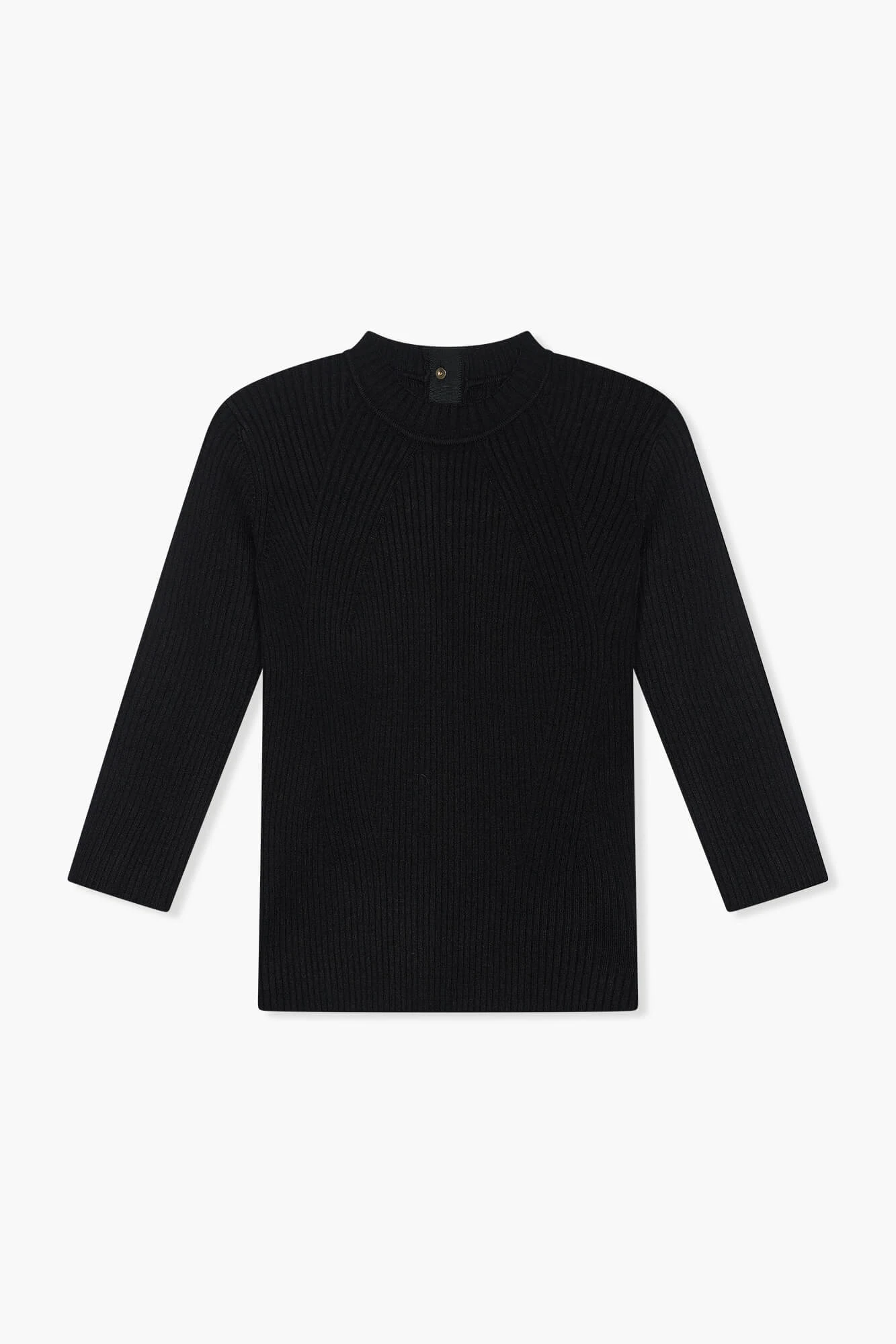 Top Gebreid Viscose Logo Drukker Rug Alec Zwart