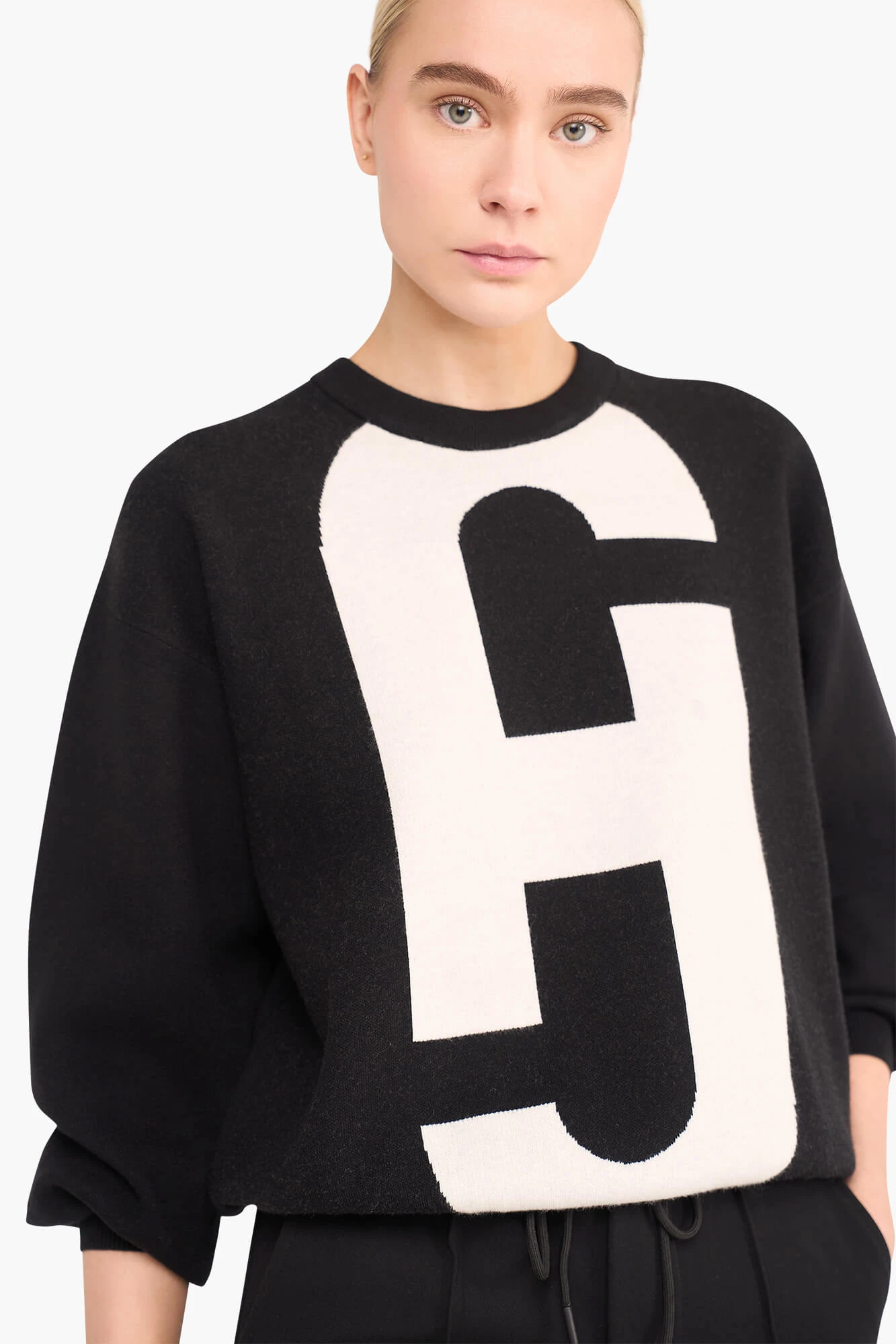 Sweater Dames Gebreid Viscose Logo Andy Zwart