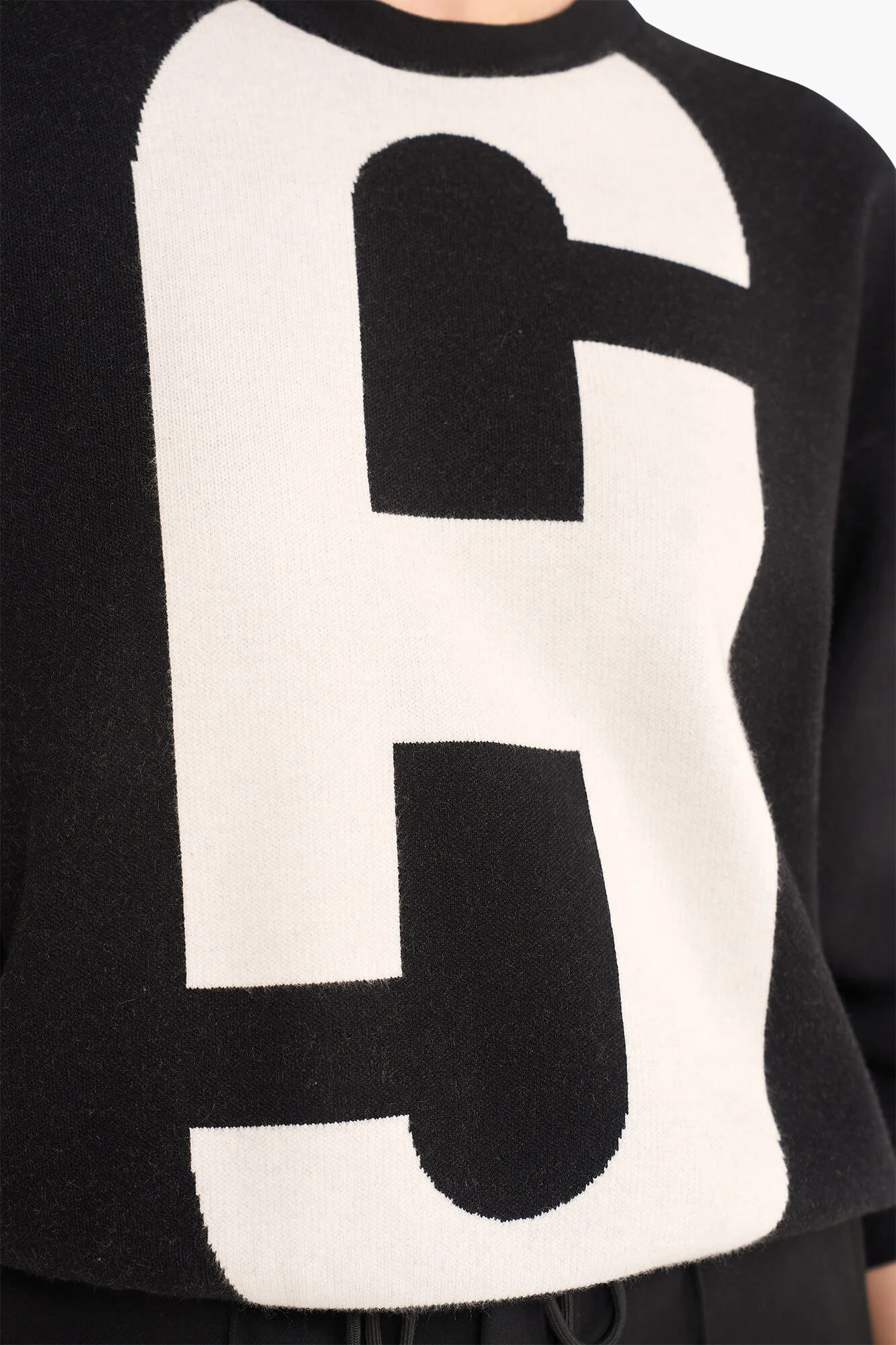 Sweater Dames Gebreid Viscose Logo Andy Zwart