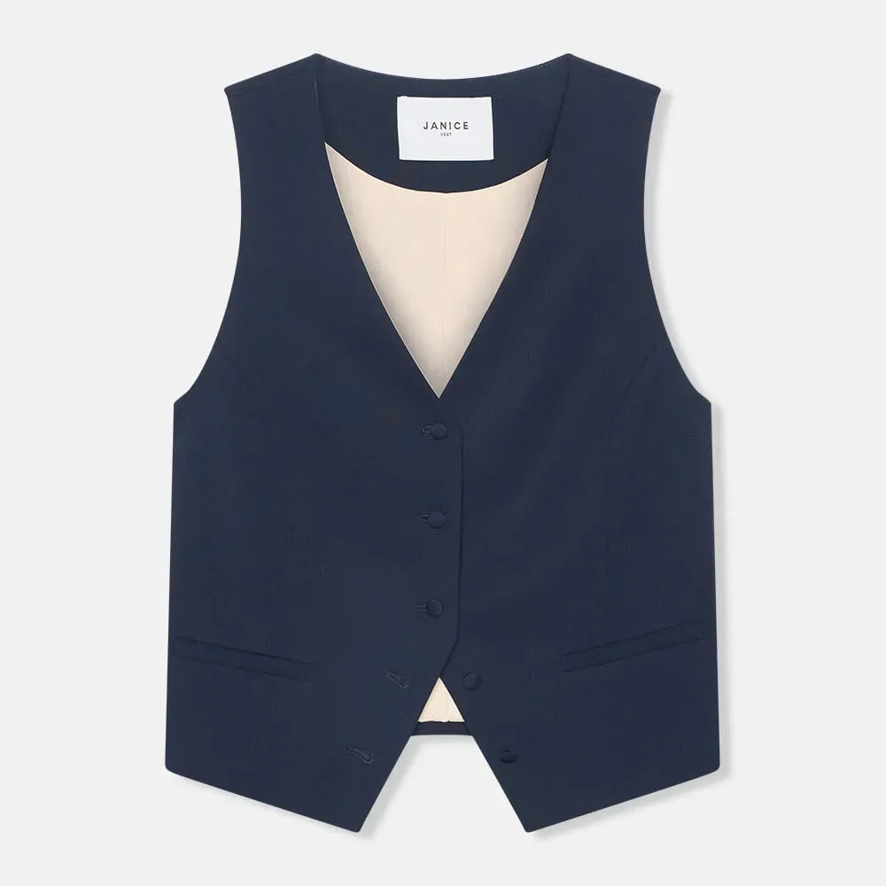 Vest Gilet Dames Blauw Dave