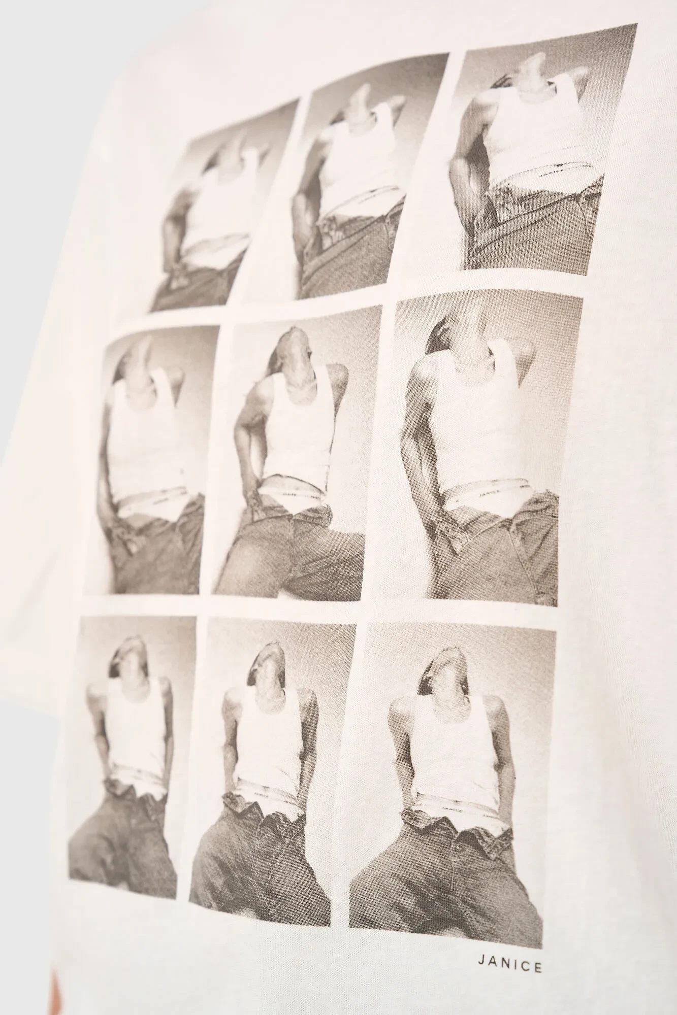 Weißes Damen-Shirt aus Baumwolle Adam Essential