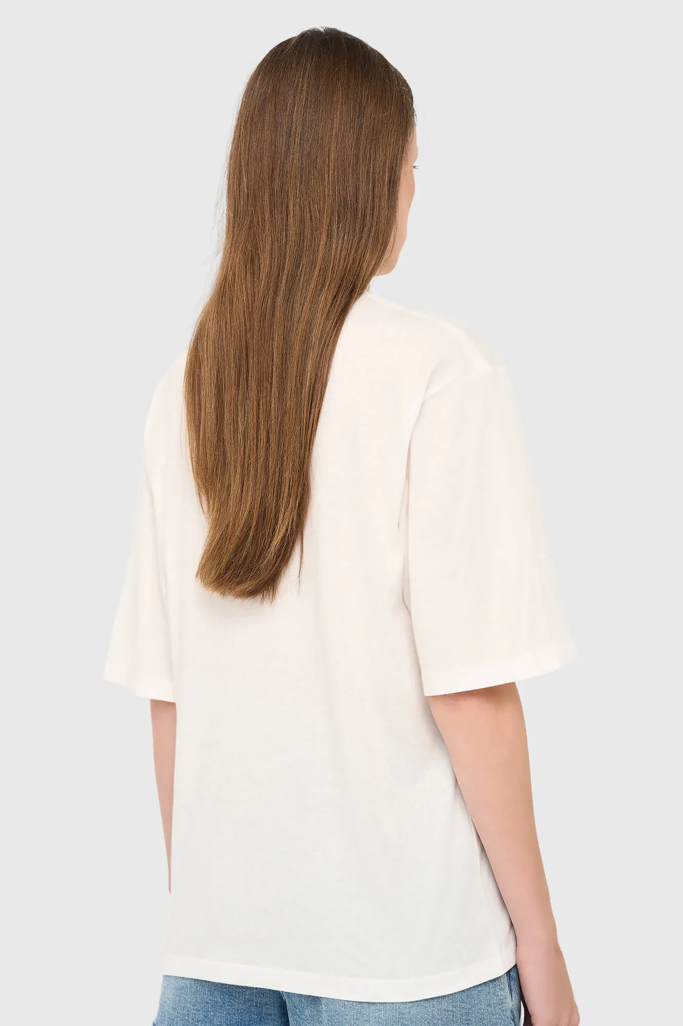 Weißes Damen-Shirt aus Baumwolle Adam Essential