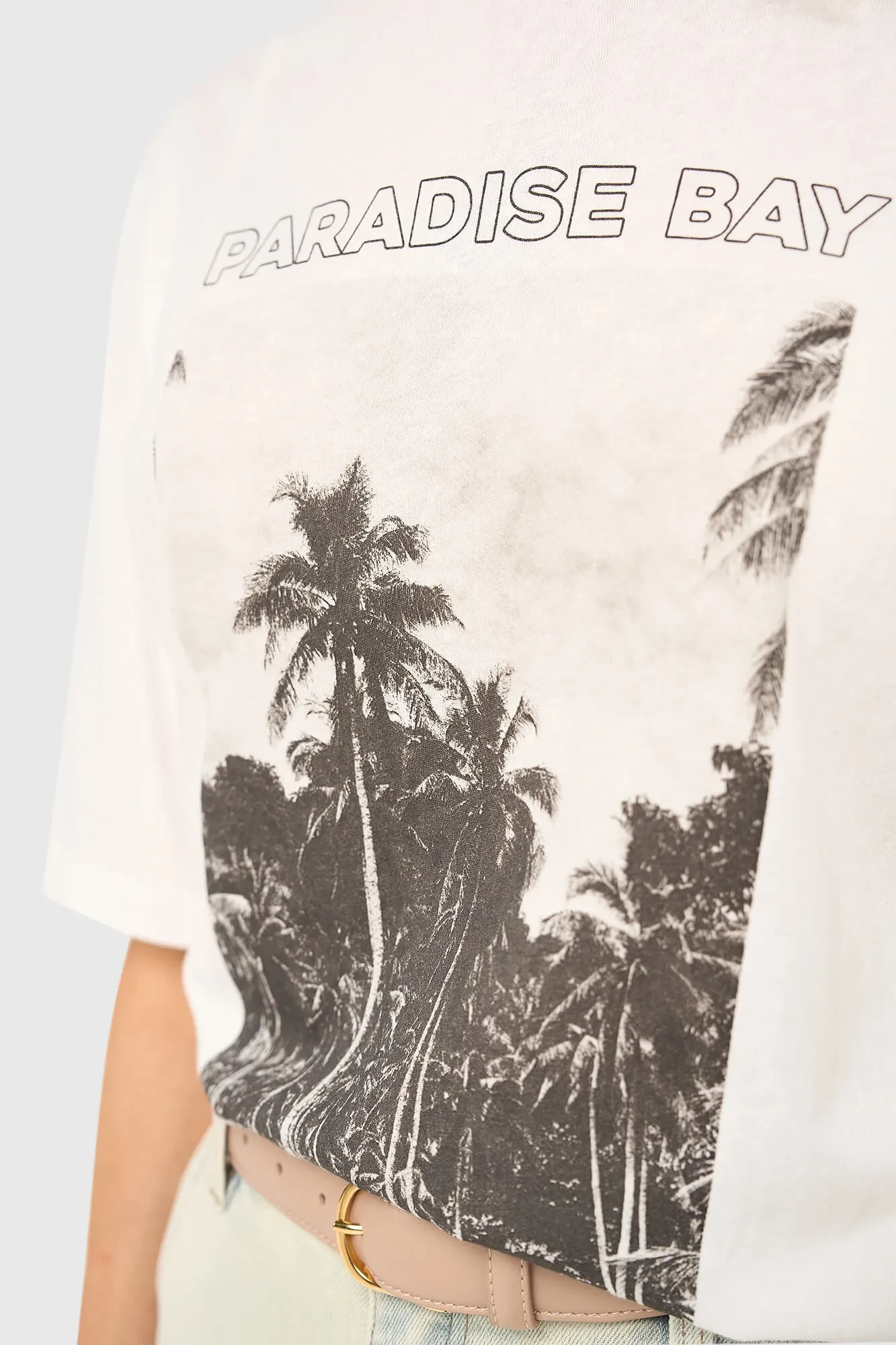 White Women's Cotton Shirt by Adam Paradise