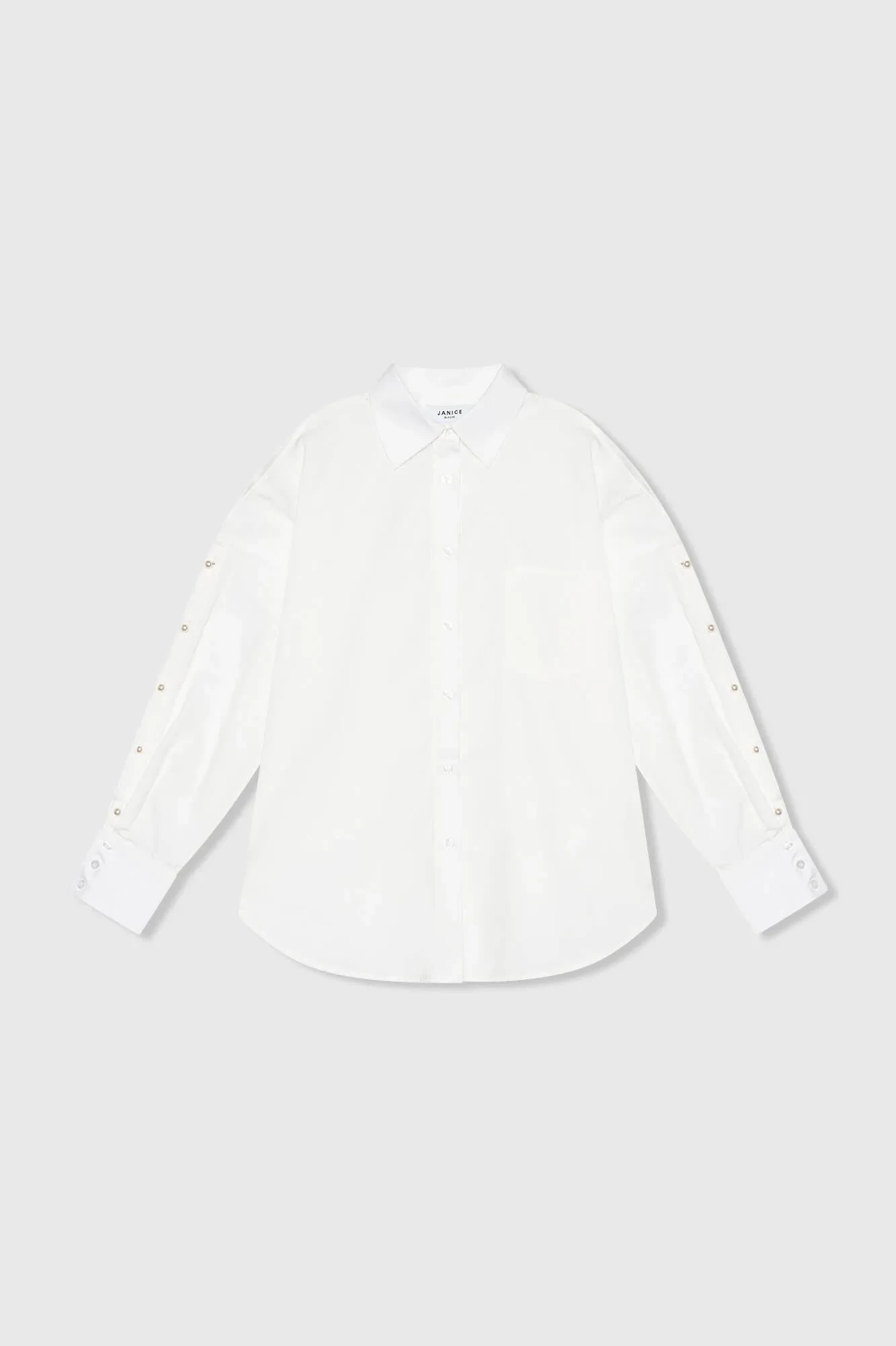 White Cotton Blouse for Women, Cotton Paul