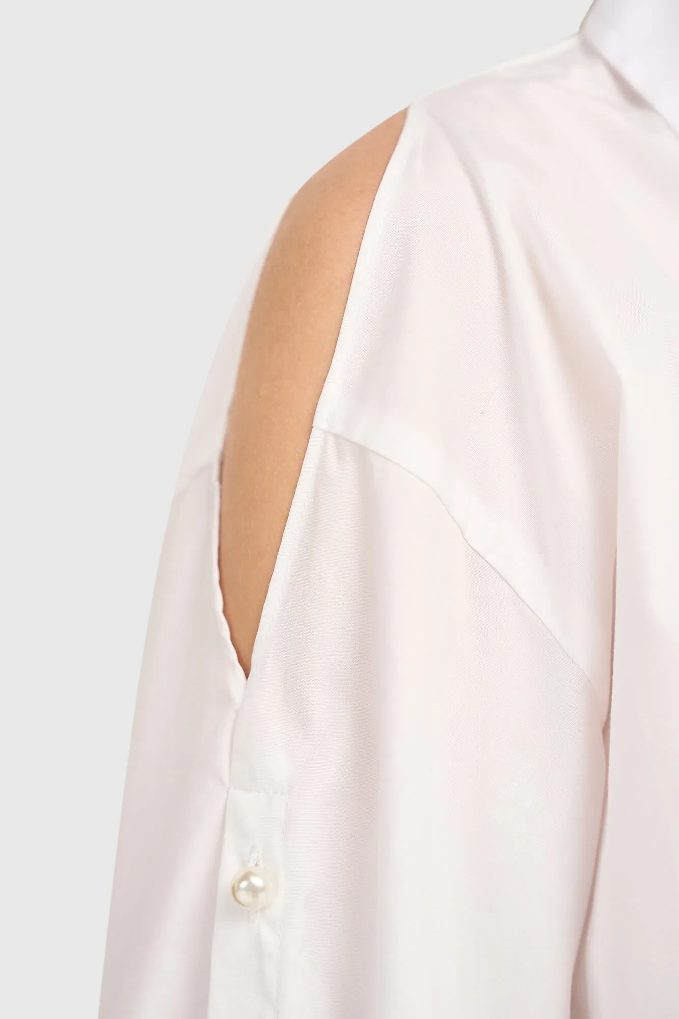 White Cotton Blouse for Women, Cotton Paul