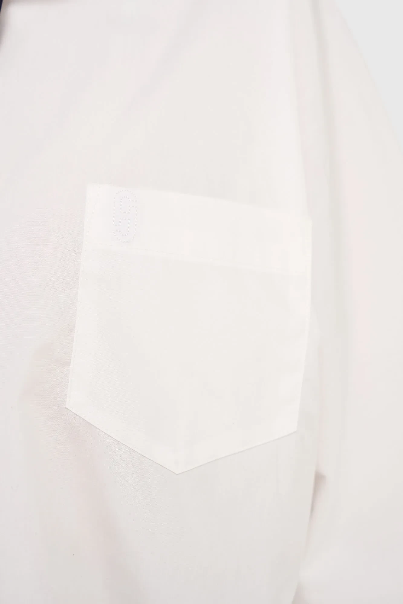 Weiße Baumwollbluse für Damen, Kimono-Schnitt, Carl