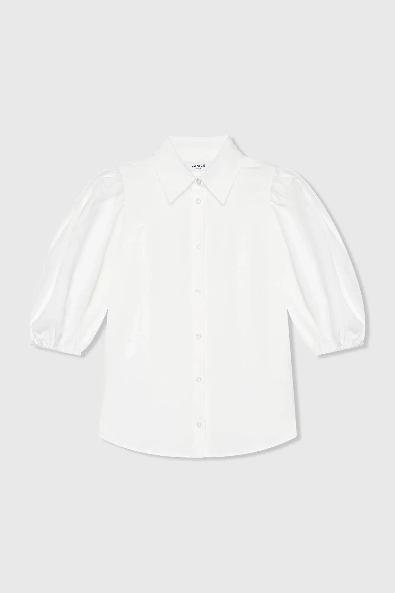 Weiße Baumwollbluse für Damen Lars Weiß