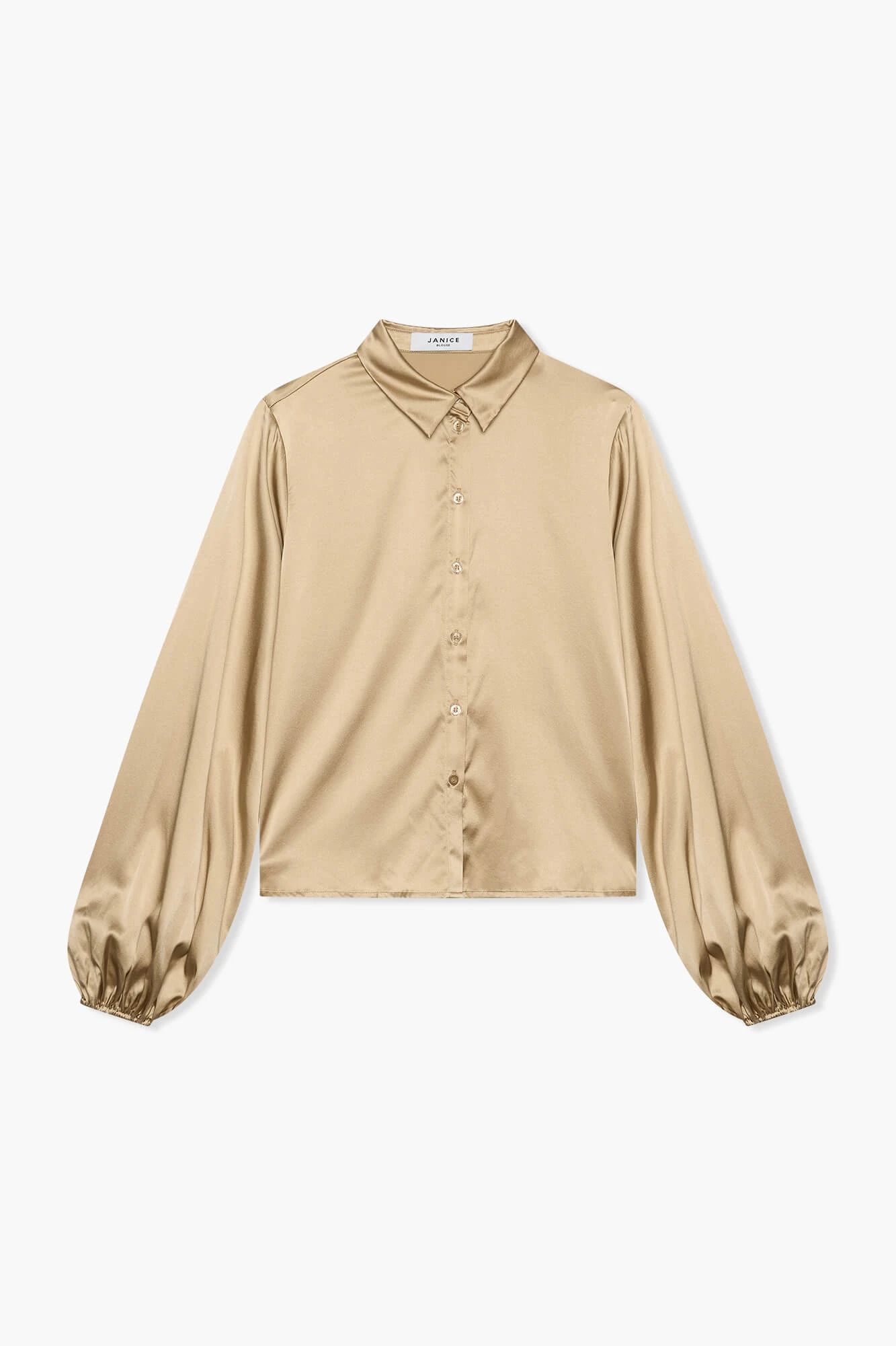 Zijden Blouse Dames Stretch Abe Goud