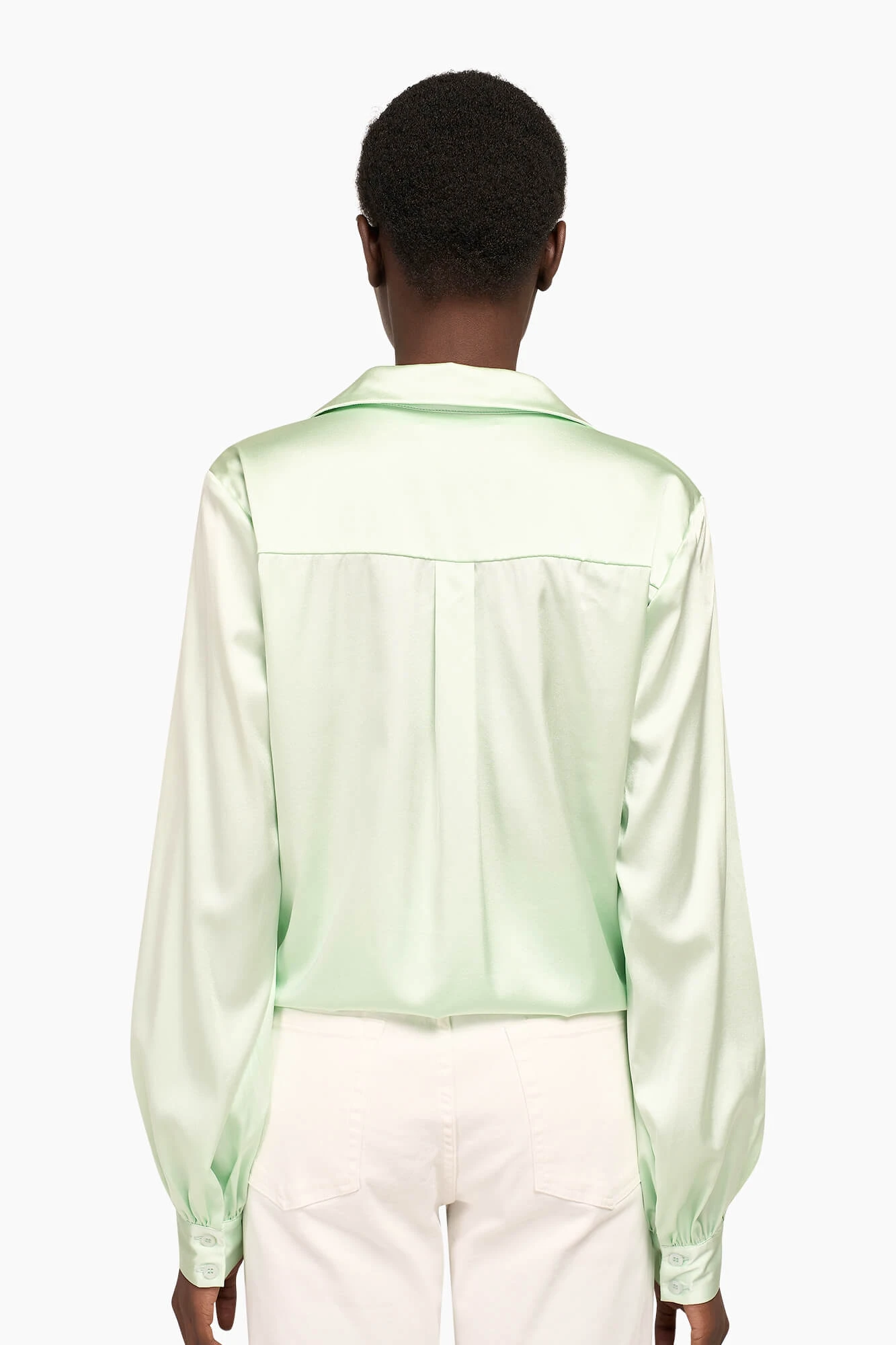 Zijden Blouse Dames Bobby Mint