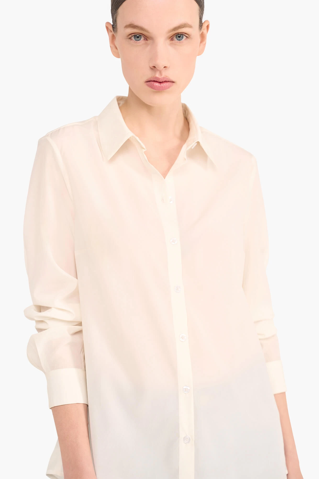 Zijden Dames Blouse Dylan Off White