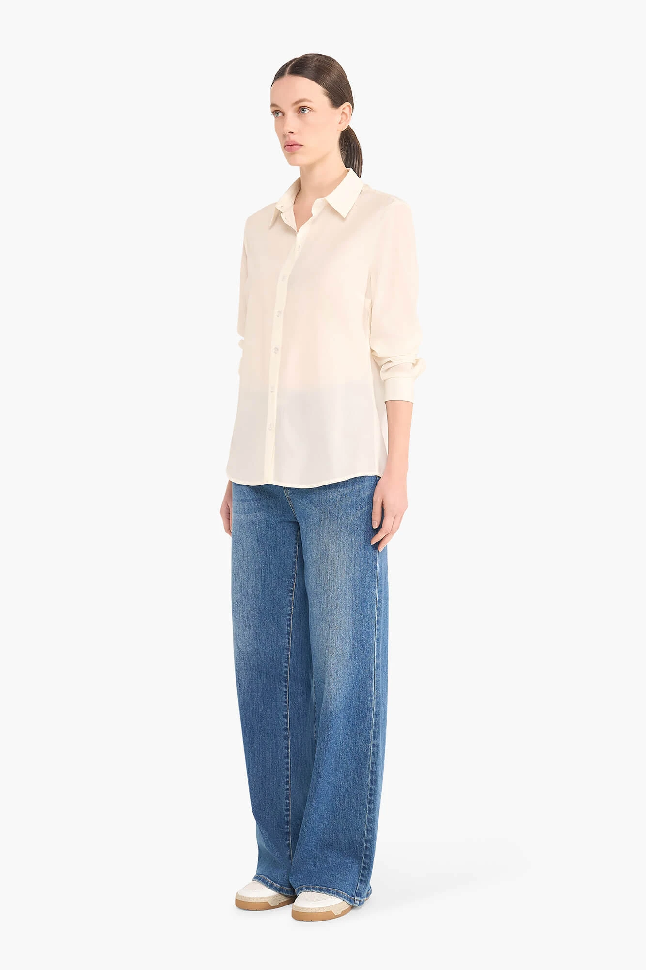 Dylan Off-White Women's Silk Blouse
