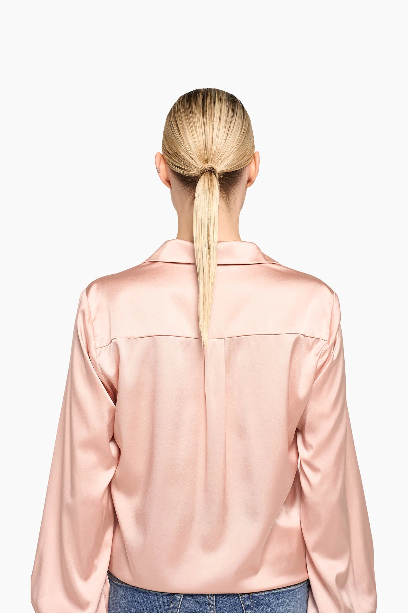 Zijden Blouse Dames Bobby Roze