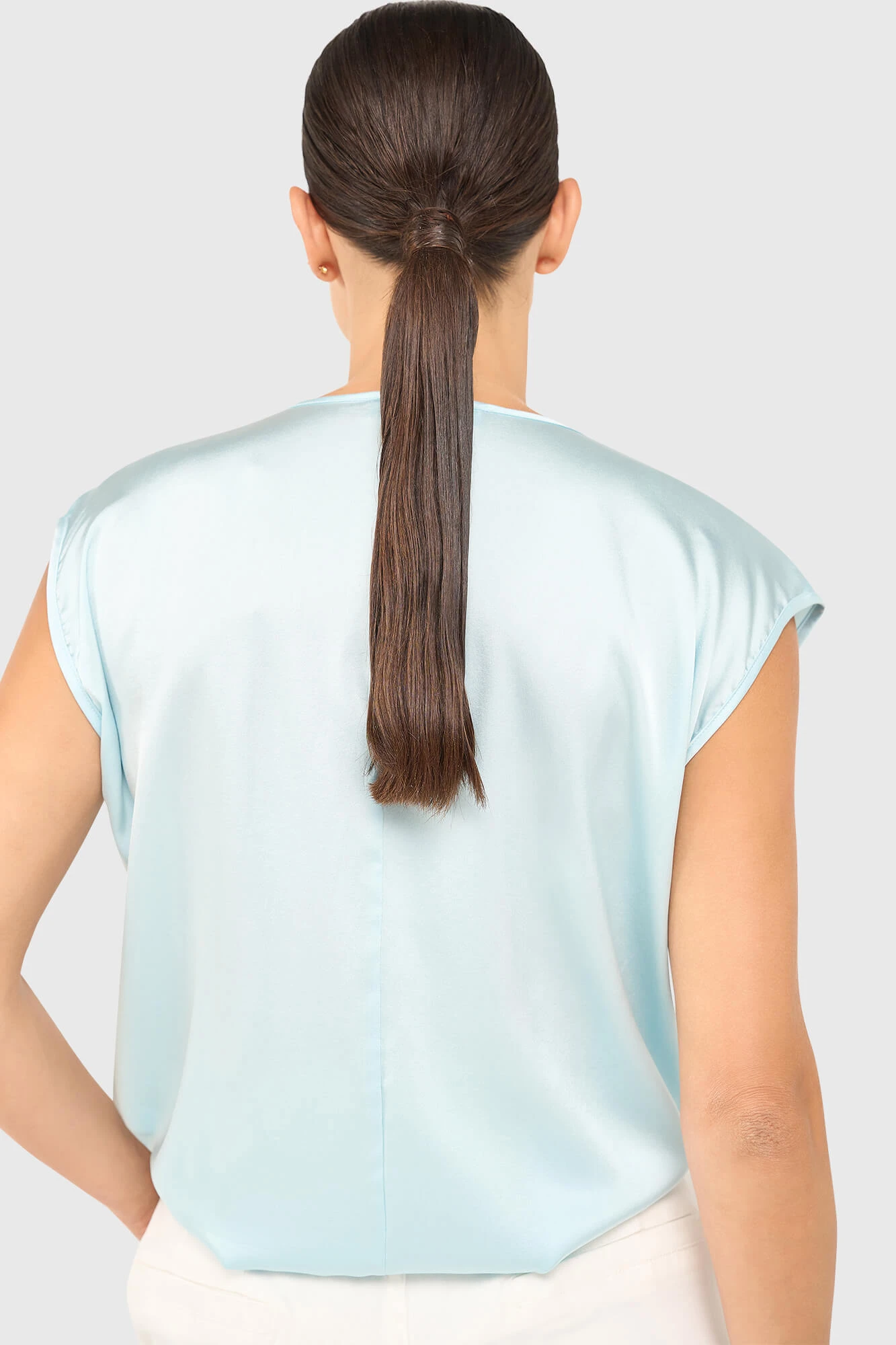 Ross Top Licht Blauw