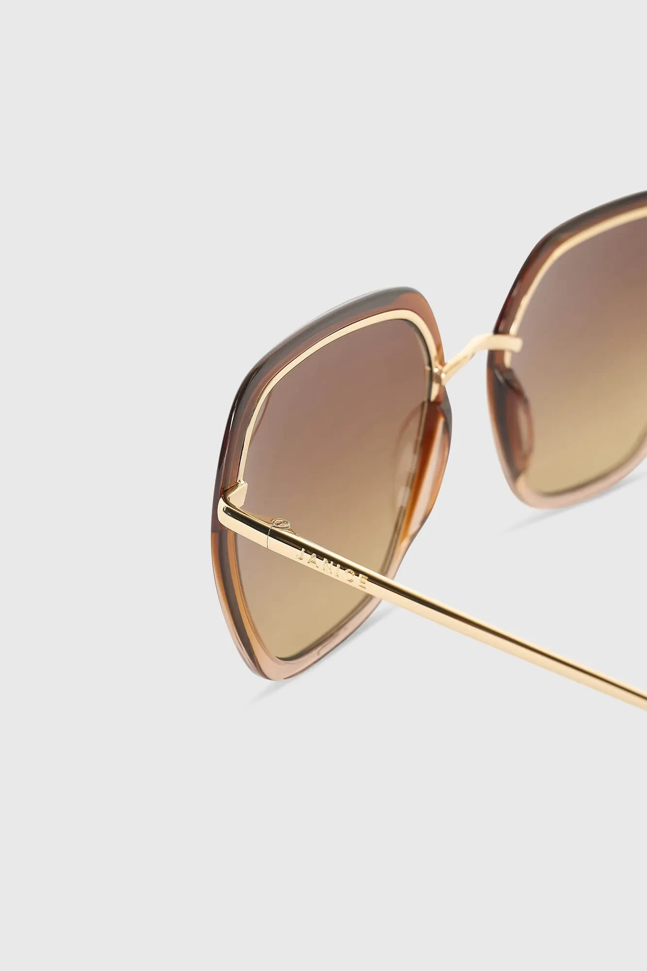 Sonnenbrille für Damen, Memphis, Braun