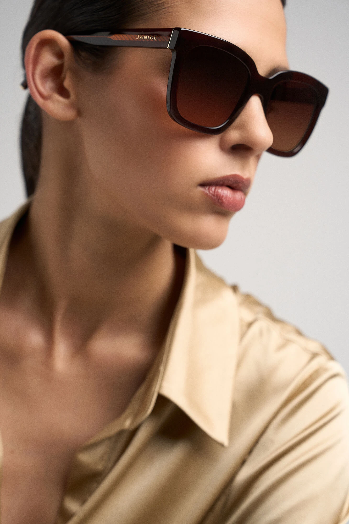 Royce Women's Brown Gradient Sunglasses