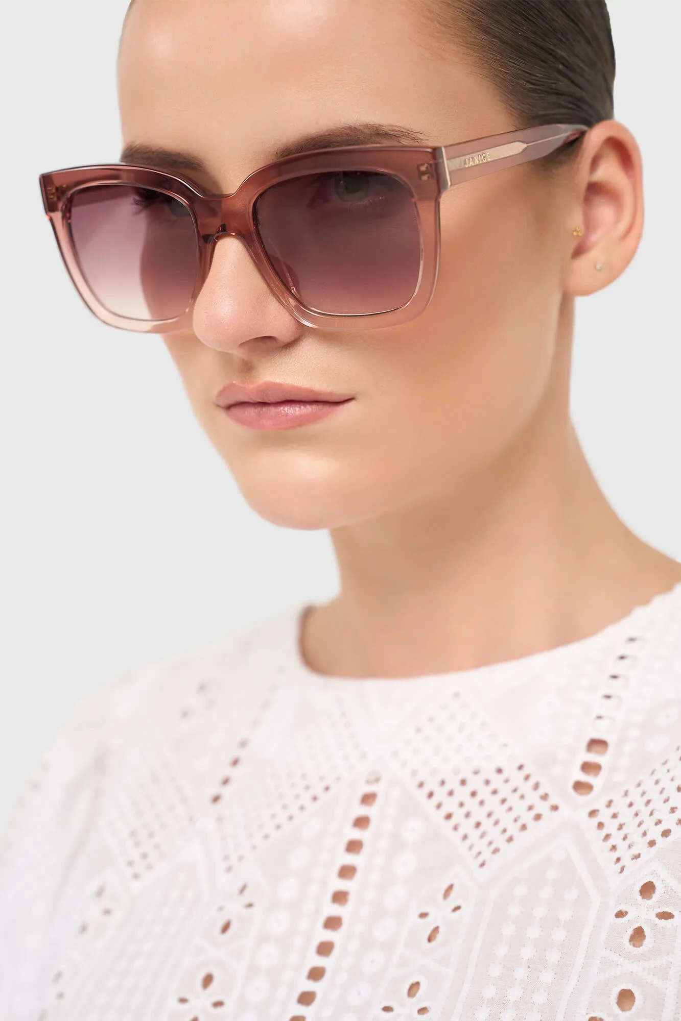Sonnenbrille für Damen Royce Rosa
